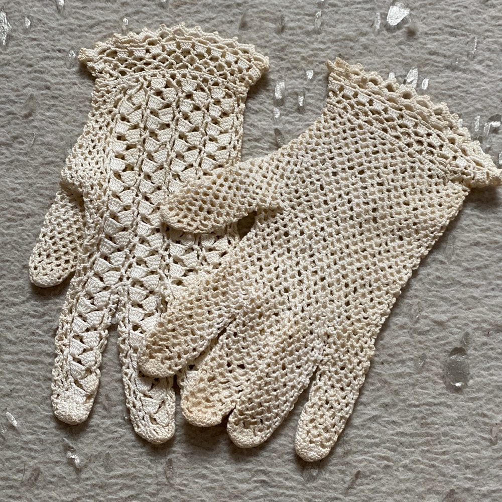 Vintage Crochet Gloves